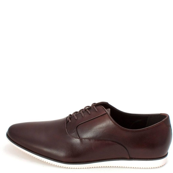 Bar III Mens Warner Casual Smooth Oxfords Brown 8.5